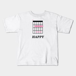 B Healthy B Guitar Chord Tab Light Theme Kids T-Shirt